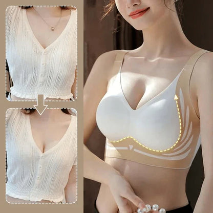 🎁Last Day 49% Off - Super Powerful Wireless Push-Up Seamless Bra 👍No more sagging breasts